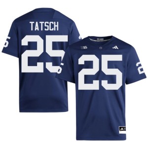#25 PSU Nittany Lions Navy NCAA College Football Alex Tatsch Men Jerseys 265858-462