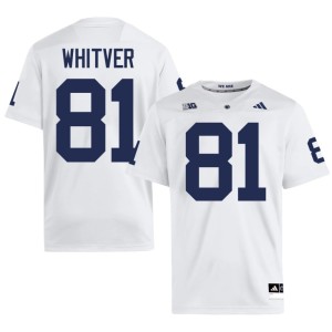 #81 Roaring Lions College Football Ben Whitver Mens Official White Jerseys 846767-681