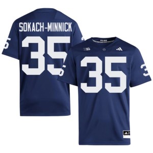 #35 Navy Player Men's College Football Blaise Sokach-Minnick Penn State Lions Jersey 878180-158