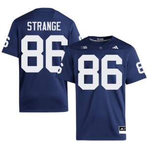 #86 Men Brenton Strange Game PSU Nittany Lions Navy College Football Jerseys 598304-348