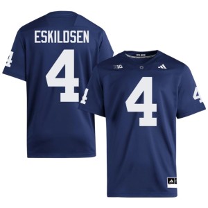 #4 Mens Penn State University College Football Brett Eskildsen Navy Jerseys 210660-406