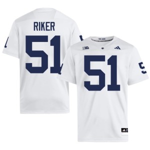 #51 White Penn State Nittany Lions High School College Football Brock Riker Men Jersey 500180-242