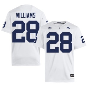#28 Bryson Williams Penn State Lions White Men's College Football 2026 Jerseys 789541-779