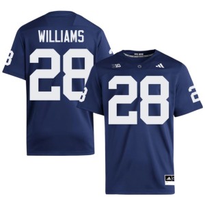 #28 College Football Bryson Williams Alumni Men Navy Penn State Jerseys 607468-863