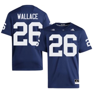 #26 College Football Navy Cam Wallace PSU Nittany Lions Men Game Jerseys 350886-800