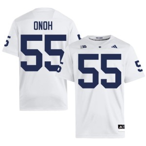 #55 White Chimdy Onoh PSU Mens Official College Football Jersey 964224-190