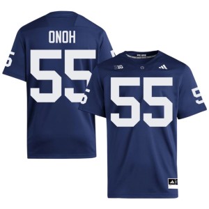 #55 Navy Chimdy Onoh College Football Nittany Lions Mens Official Jerseys 616919-550