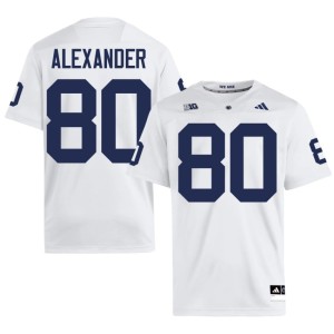 #80 Alumni PSU White Cooper Alexander Men College Football Jersey 656602-283