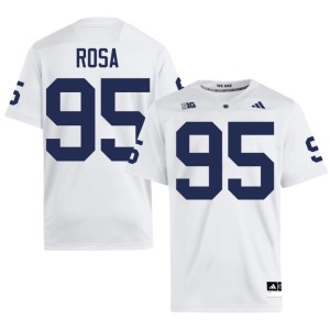 #95 Cristiano Rosa Penn State Men College Football White Game Jersey 386593-878