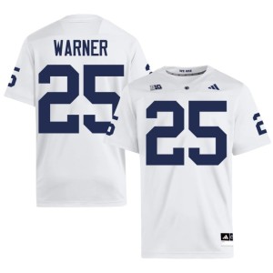#25 Curt Warner White Mens Penn State 2026-27 College Football Jerseys 634271-584