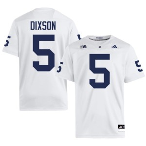 #5 White Daryus Dixson Official College Football Mens Penn State Lions Jersey 976190-711