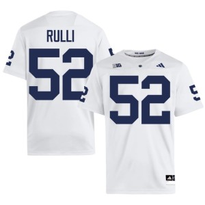 #52 White Mens Roaring Lions College Football Dominic Rulli High School Jerseys 353479-230