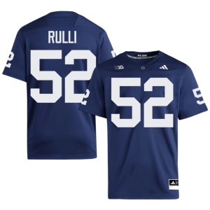 #52 Dominic Rulli Replica Men's Penn State College Football Navy Jersey 737182-931