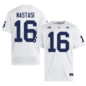 #16 College Football Donte Nastasi Penn State Nittany Lions Game Men's White Jersey 616579-296