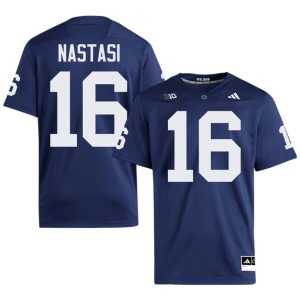 #16 2026 Mens College Football Penn State Lions Navy Donte Nastasi Jerseys 801348-644