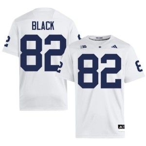 #82 NCAA Lions College Football Mens Ethan Black White Jerseys 668373-595