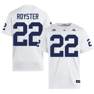 #22 White College Football Evan Royster Penn State Men's Alumni Jersey 465298-250