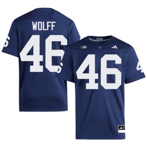 #46 Navy Game College Football Evan Wolff Penn State Lions Men's Jersey 149374-803