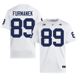 #89 Nittany Lions Men's Finn Furmanek Embroidery White College Football Jerseys 596766-729