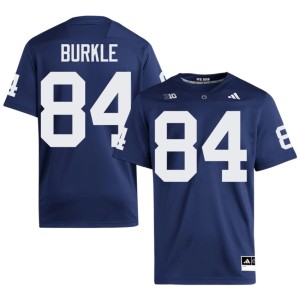 #84 Gabe Burkle University College Football Navy Mens Lions Jersey 641820-137