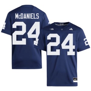 #24 Men College Football Ibn McDaniels Navy Penn State Nittany Lions Alumni Jersey 600711-761