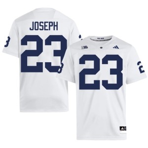 #23 Jahmir Joseph Mens Stitched White College Football PSU Lions Jerseys 545790-804