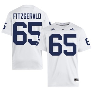 #65 PSU Jim Fitzgerald 2026-27 College Football Men's White Jerseys 505758-376