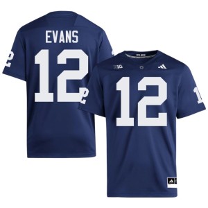 #12 Men's Lions Kase Evans College Football Limited Navy Jersey 710899-551