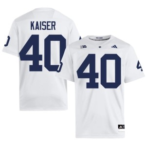 #40 White College Football Embroidery Men's Keian Kaiser Roaring Lions Jerseys 321776-781
