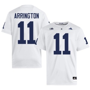 #11 Player Penn State Lions College Football White LaVar Arrington Men Jersey 243582-206