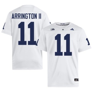 #11 Roaring Lions College Football Mens Embroidery White LaVar Arrington II Jersey 348348-451