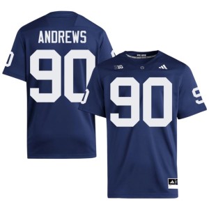 #90 College Football Navy Penn State Lions 2026-27 Liam Andrews Men Jersey 446746-189
