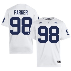 #98 Nittany Lions White Player Matthew Parker Men's College Football Jersey 347752-856
