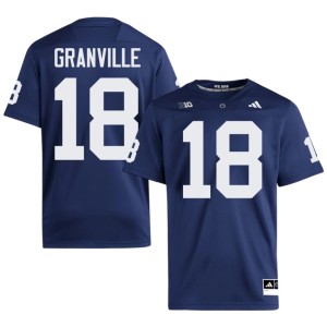 #18 College Football Men Penn State Nittany Lions Max Granville Navy 2026 Jerseys 576924-658