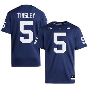 #5 College Football Game Mitch Tinsley Men's PSU Navy Jersey 427567-826