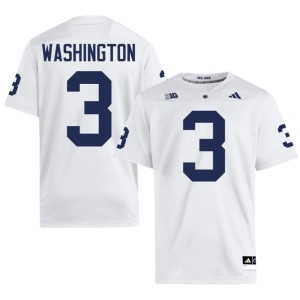 #3 Alumni Mens White Parker Washington College Football PSU Lions Jerseys 752395-353