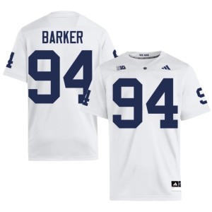 #94 College Football Ryan Barker White Men PSU Nittany Lions Replica Jerseys 410292-880