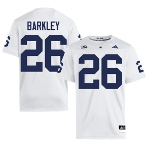 #26 Mens College Football White Roaring Lions Saquon Barkley Replica Jersey 811516-795