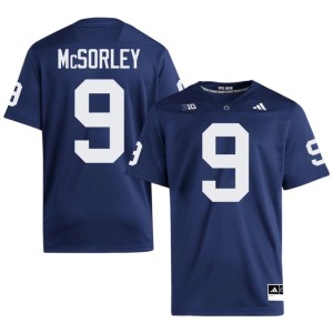 #9 Men Navy Replica PSU Nittany Lions College Football Trace McSorley Jerseys 575432-955