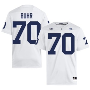 #70 Men's PSU Lions College Football White Stitched Trevor Buhr Jerseys 776667-269