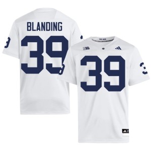 #39 White Replica Ty Blanding Penn State College Football Men Jerseys 402801-501