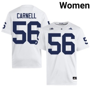 #56 Women College Football High School White Roaring Lions Alijah Carnell Jerseys 276962-407
