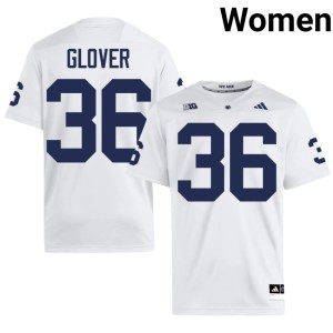 #36 White University College Football Amar'e Glover Women's PSU Nittany Lions Jerseys 825342-157
