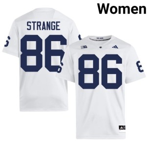 #86 Penn State Lions White College Football Limited Brenton Strange Women Jersey 594558-606