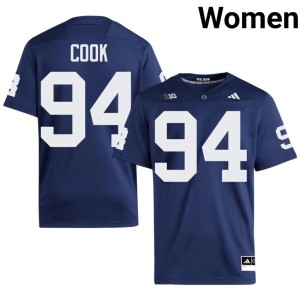 #94 University Roaring Lions De'Andre Cook College Football Navy Womens Jerseys 837261-118