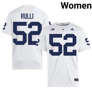 #52 Women 2026-27 College Football PSU Dominic Rulli White Jerseys 492634-878