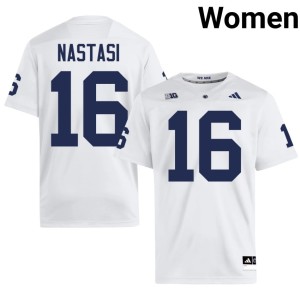 #16 College Football Womens White Penn State Nittany Lions Alumni Donte Nastasi Jerseys 487353-109