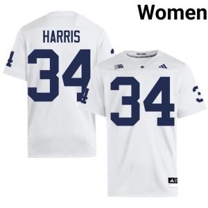 #34 White Women's Franco Harris Penn State College Football Replica Jerseys 117849-616