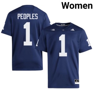 #1 Alumni James Peoples Navy Womens College Football Penn State Nittany Lions Jersey 528049-641