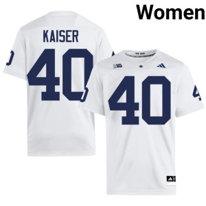 #40 Women Keian Kaiser Lions College Football Alumni White Jerseys 603428-458